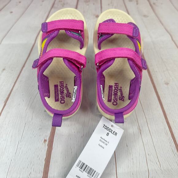 Oshkosh B'Gosh Horchata Sandals Toddlers Size 8 - Picture 7 of 9